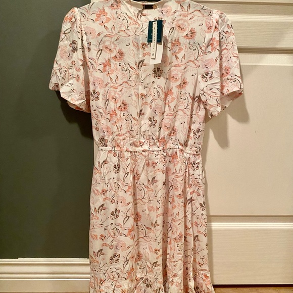 Roxy pink and white sundress NWT - Picture 3 of 4